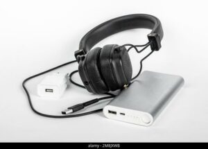 Active Noise-Canceling headphone with a charger